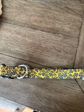 Yellow Minions Pattern Dog Collar - Unbranded
